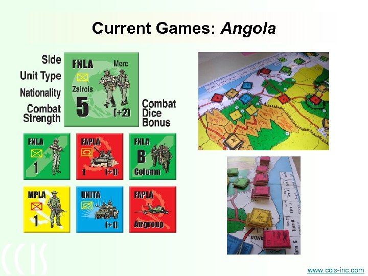 Current Games: Angola www. ccis-inc. com 
