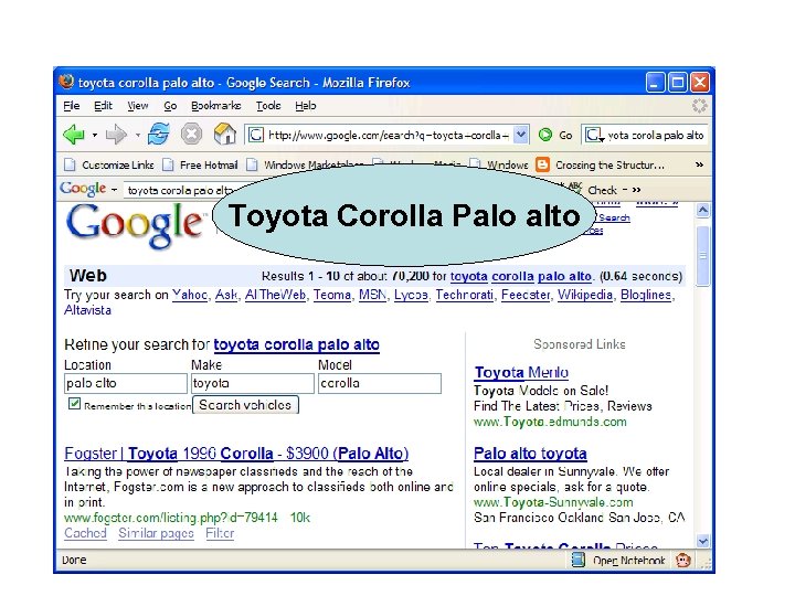 Toyota Corolla Palo alto 