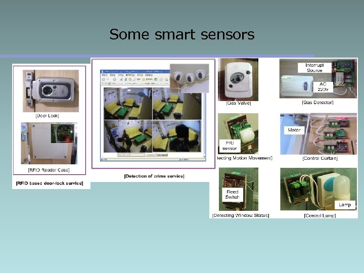 Some smart sensors 