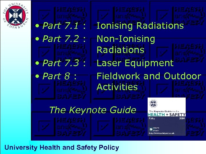  • Part 7. 1 : • Part 7. 2 : • Part 7.