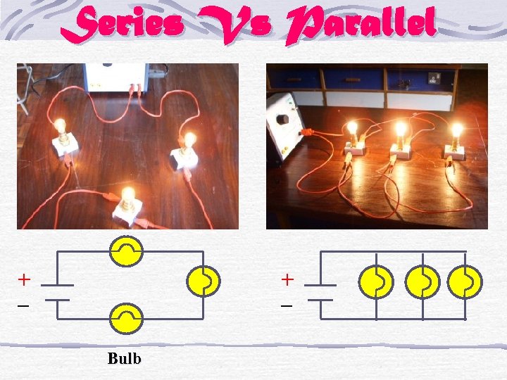 Series Vs Parallel + _ Bulb 