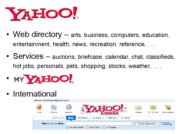 • Web directory – arts, business, computers, education, entertainment, health, June 2001: news,