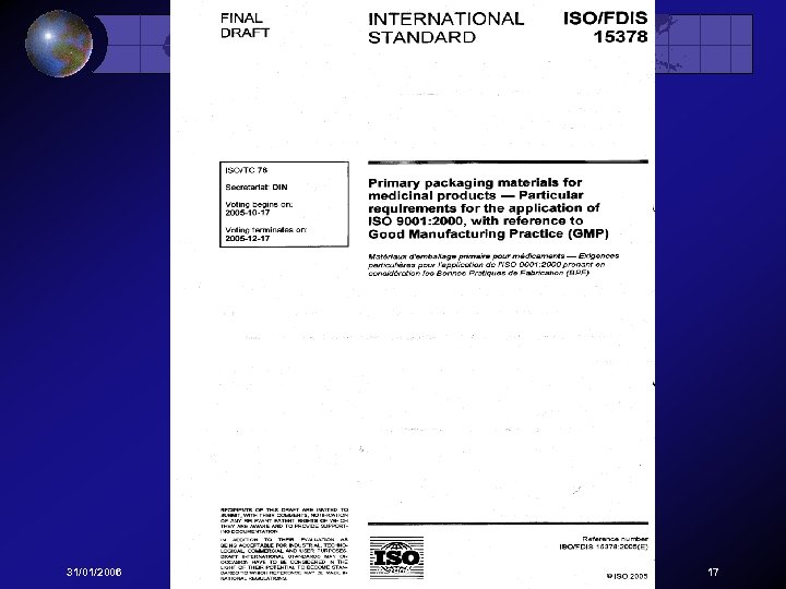 31/01/2006 © 2006 17 