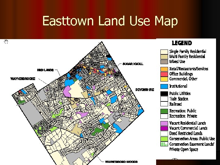 Easttown Land Use Map 
