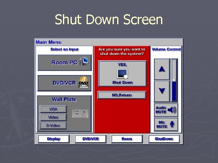 Shut Down Screen 