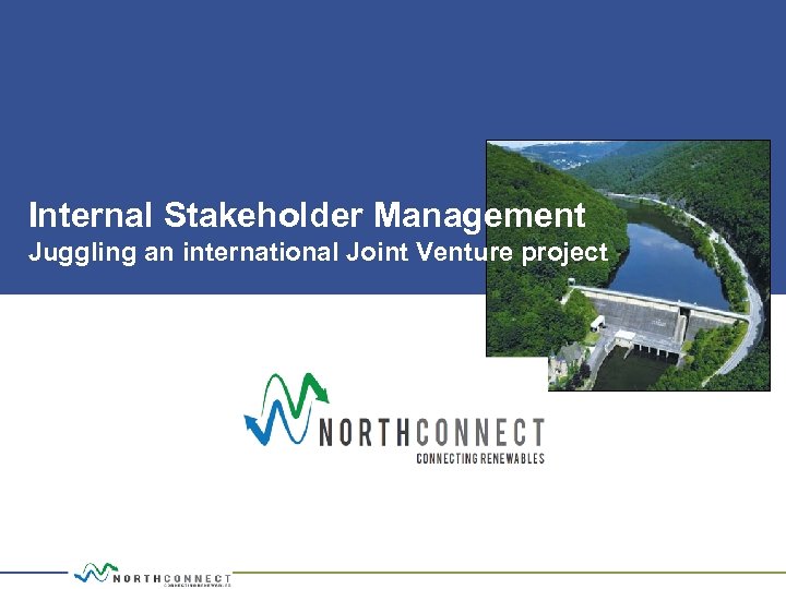 Internal Stakeholder Management Juggling an international Joint Venture project 