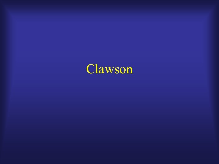 Clawson 