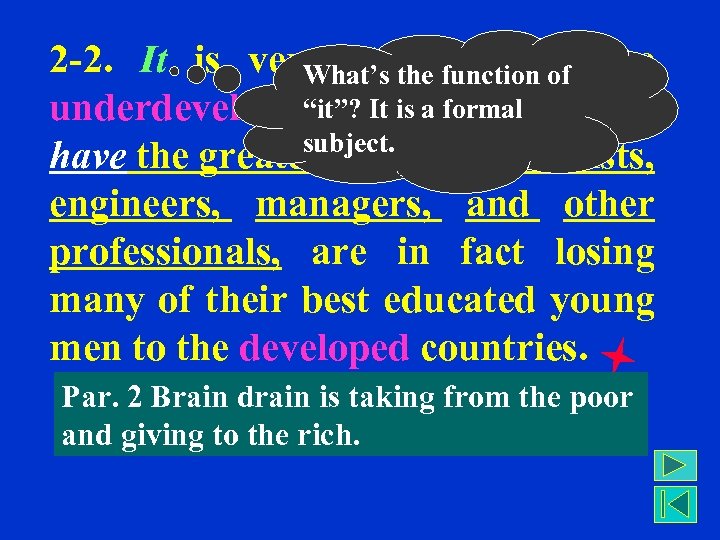 2 -2. It is very strange that the What’s the function of “it”? It