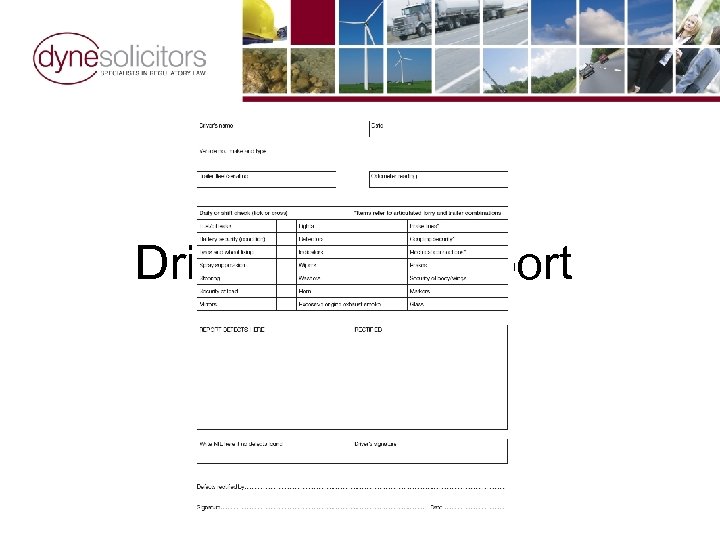 Driver Defect Report 