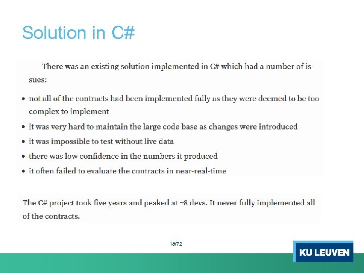 Solution in C# 18/72 