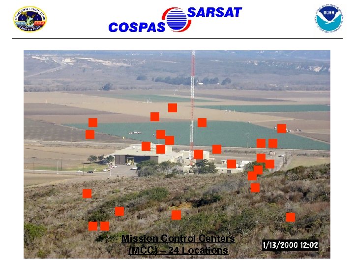 Mission Control Centers (MCC) – 24 Locations 
