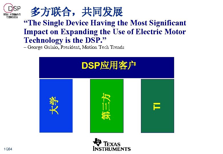 多方联合，共同发展 “The Single Device Having the Most Significant Impact on Expanding the Use of