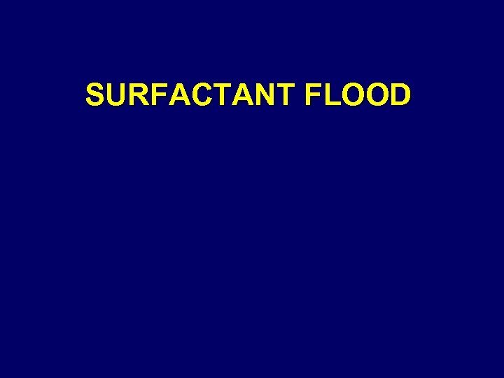 SURFACTANT FLOOD 
