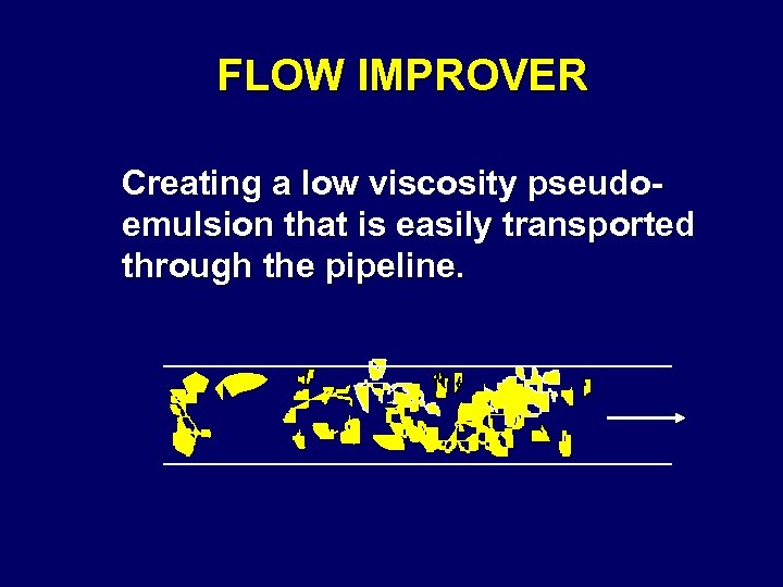 FLOW IMPROVER Creating a low viscosity pseudoemulsion that is easily transported through the pipeline.