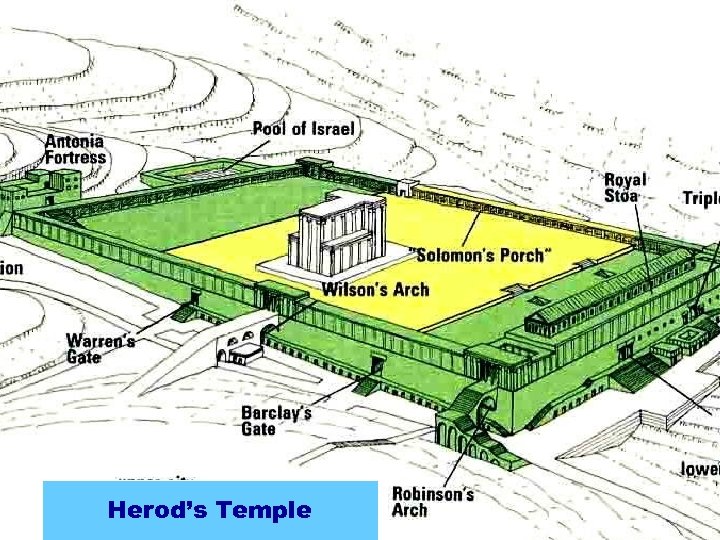 Zerubbabel’s Temple Seleucid Addition Hasmonean. Temple Herod’s Expansion 