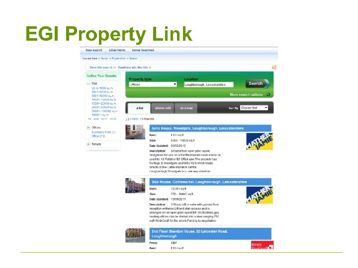 EGI Property Link 