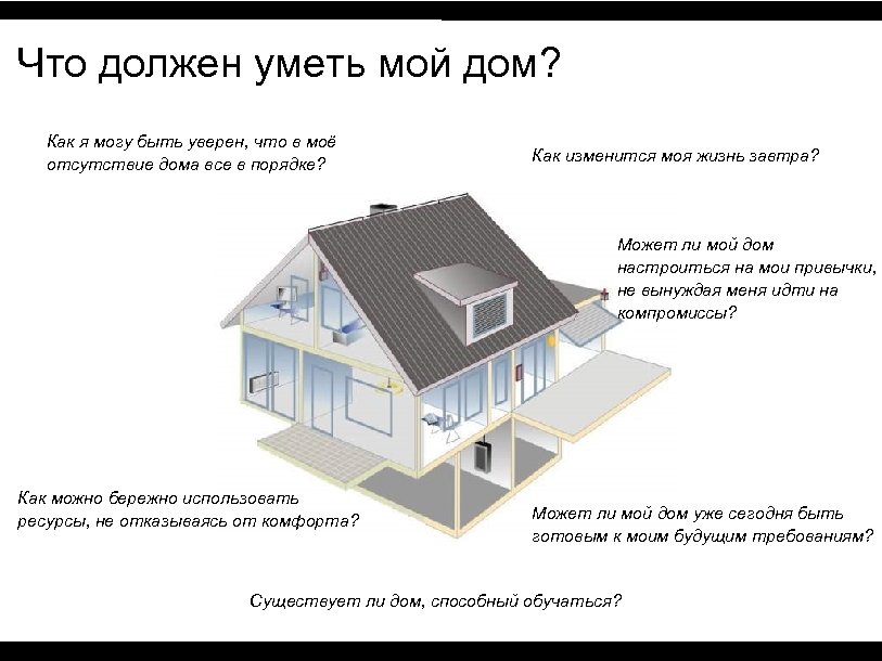 Что должен уметь мой дом? Как я могу быть уверен, что в моё отсутствие