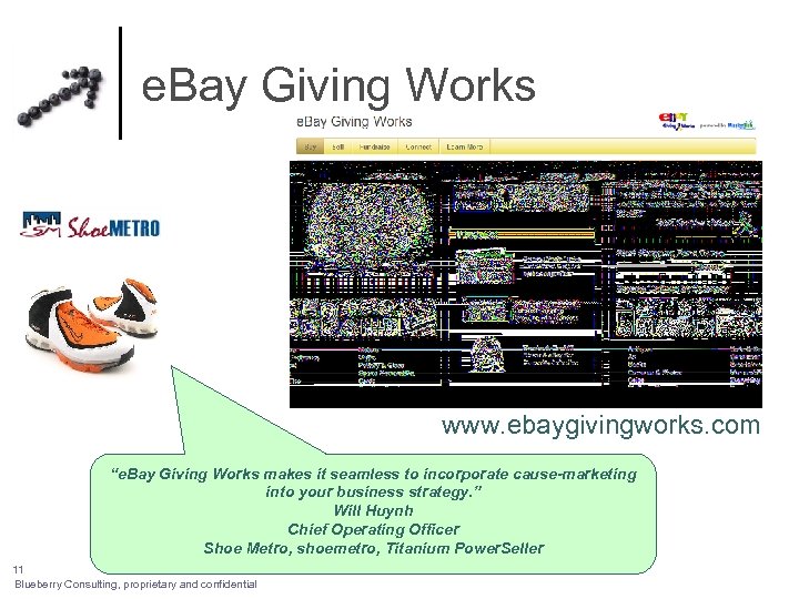 e. Bay Giving Works www. ebaygivingworks. com “e. Bay Giving Works makes it seamless