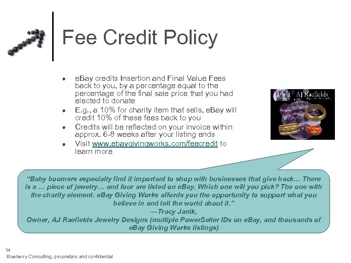 Fee Credit Policy e. Bay credits Insertion and Final Value Fees back to you,