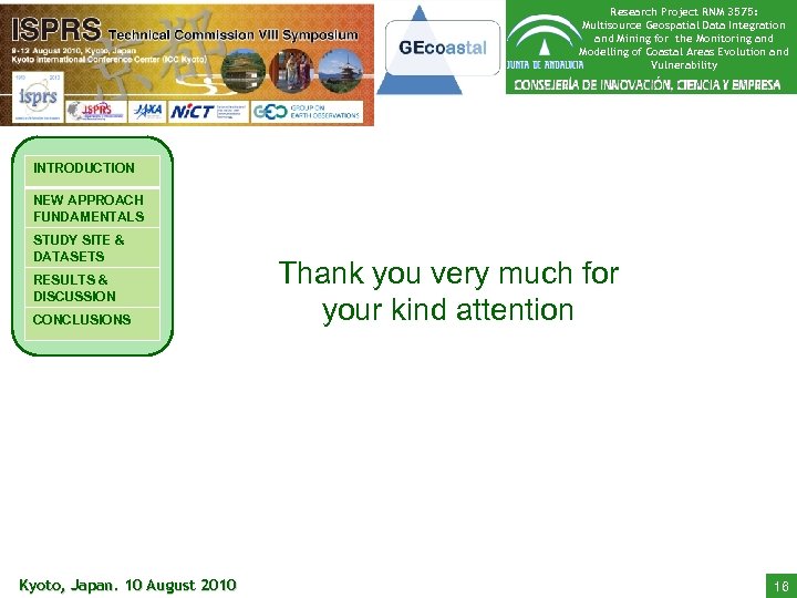 Research Project RNM 3575: Multisource Geospatial Data Integration and Mining for the Monitoring and