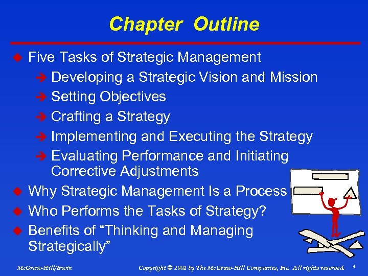 Chapter Outline Five Tasks of Strategic Management è Developing a Strategic Vision and Mission