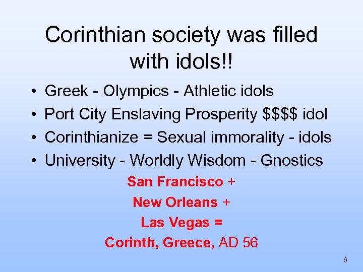 Corinthian society was filled with idols!! • • Greek - Olympics - Athletic idols