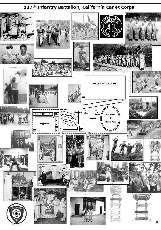 137 th Infantry Battalion, California Cadet Corps Drill, Sports & Play Field East Dorm