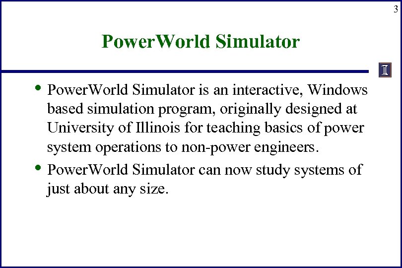 power world simulator generator