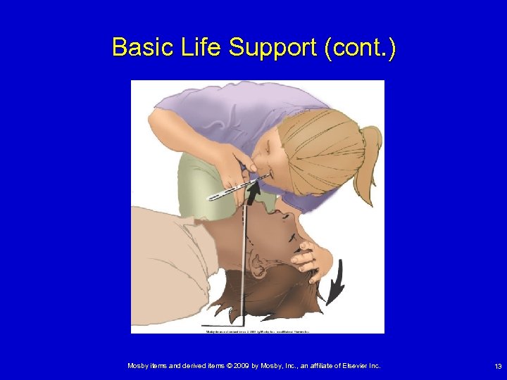 Basic Life Support (cont. ) Mosby items and derived items © 2009 by Mosby,