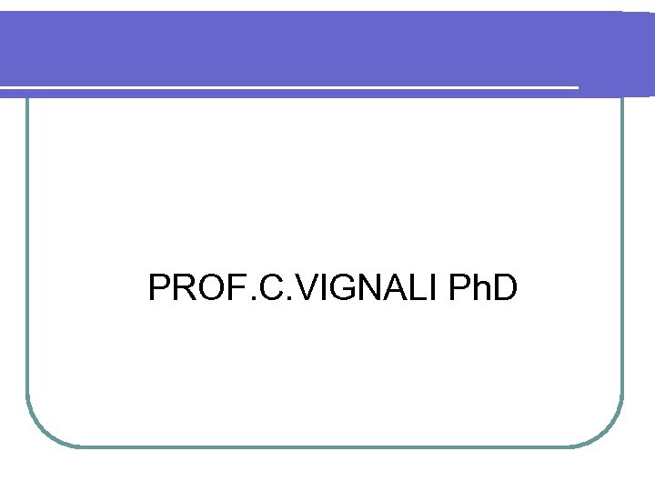 ‘Retail Formats’ PROF. C. VIGNALI Ph. D 