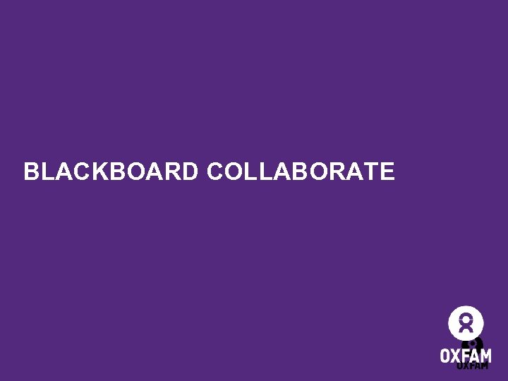 BLACKBOARD COLLABORATE 