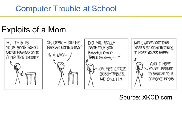 Computer Trouble at School 
