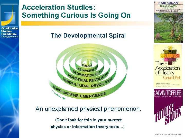 Acceleration Studies: Something Curious Is Going On Acceleration Studies Foundation A 501(c)(3) Nonprofit The