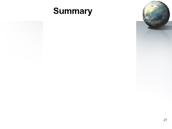 Summary 21 