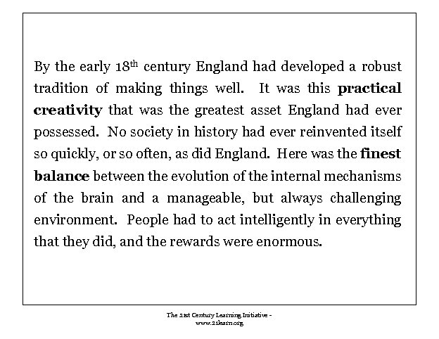 By the early 18 th century England had developed a robust tradition of making
