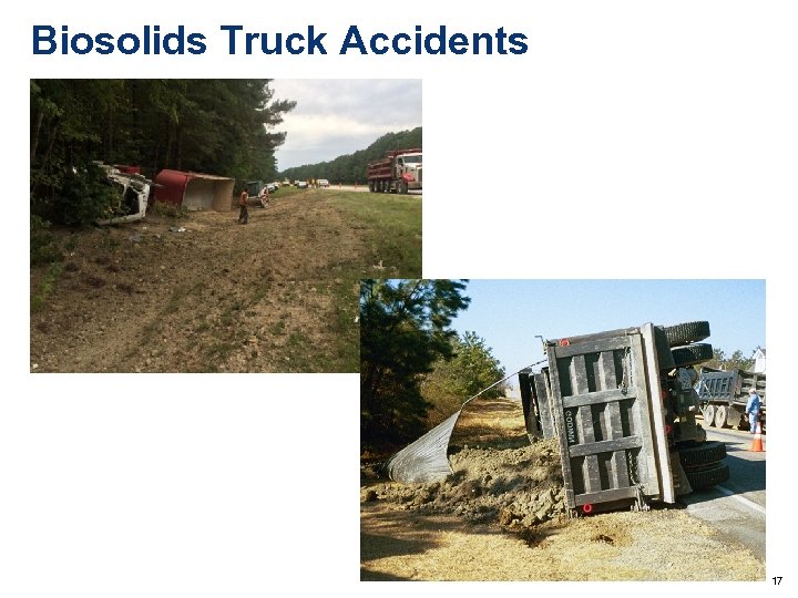 Biosolids Truck Accidents NRRRF ERP Project Lessons 17 
