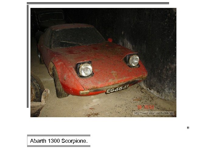  Abarth 1300 Scorpione. 