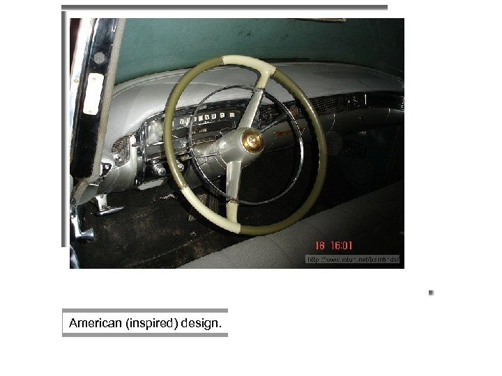  American (inspired) design. 