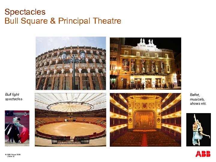 Spectacles Bull Square & Principal Theatre Bull fight spectacles © ABB Group 2009 |