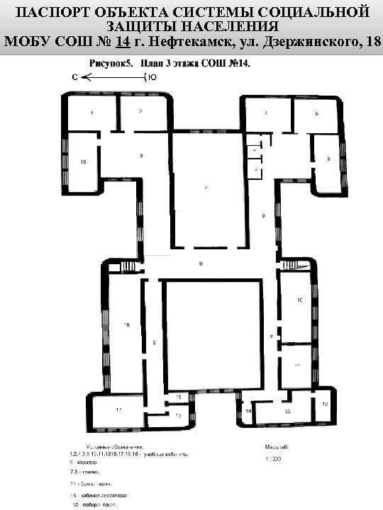 ПАСПОРТ ОБЪЕКТА СИСТЕМЫ СОЦИАЛЬНОЙ ЗАЩИТЫ НАСЕЛЕНИЯ МОБУ СОШ № 14 г. Нефтекамск, ул. Дзержинского,