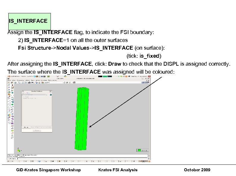 IS_INTERFACE Assign the IS_INTERFACE flag, to indicate the FSI boundary: 2) IS_INTERFACE=1 on all