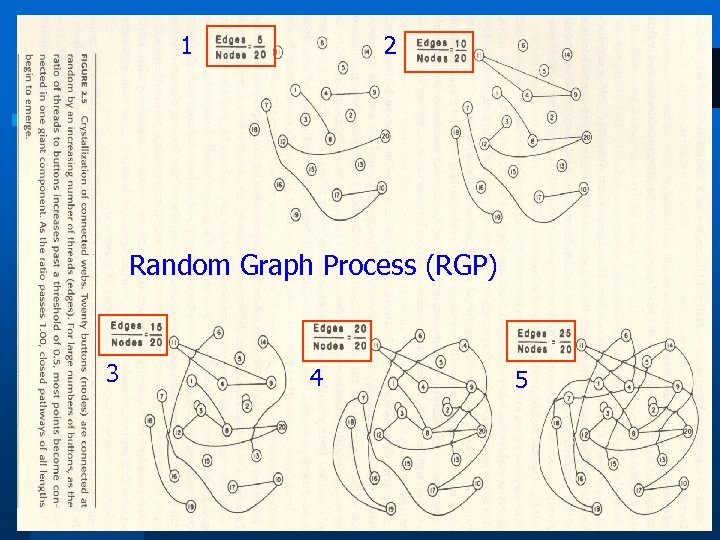 1 2 Random Graph Process (RGP) 3 4 5 3 
