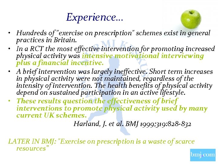 Experience… • Hundreds of 