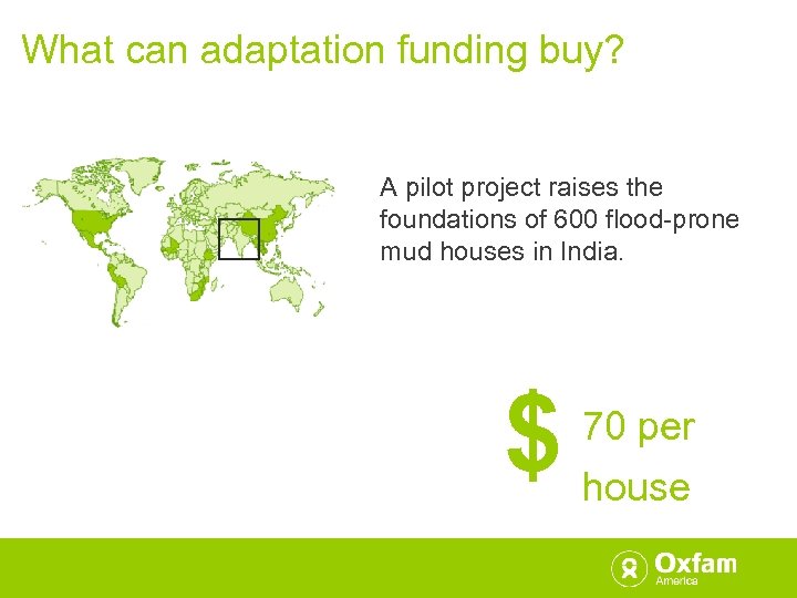 What can adaptation funding buy? A pilot project raises the foundations of 600 flood-prone