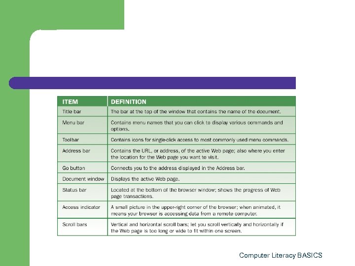 Computer Literacy BASICS 