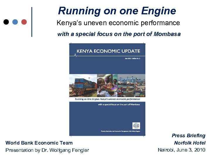 Running on one Engine Kenya’s uneven economic performance with a special focus on the