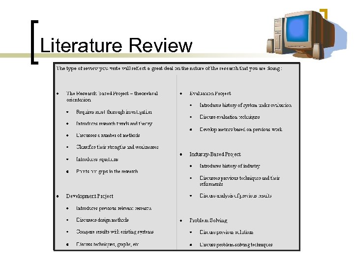 Literature Review 