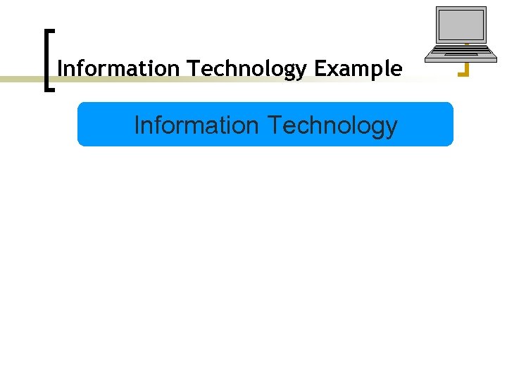 Information Technology Example Information Technology 