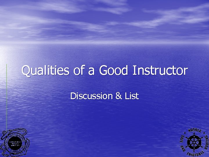Qualities of a Good Instructor Discussion & List 