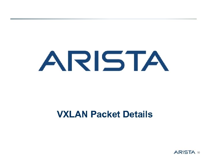 VXLAN Packet Details 16 